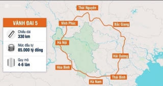 Hà Nội sẽ đầu tư, xây dựng đường Vành đai 5 trước năm 2030
