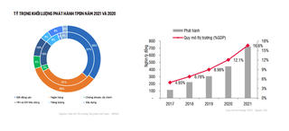 VARS: Doanh nghiệp BĐS vượt qua ngân hàng đứng đầu giá trị phát hành trái phiếu