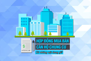 [Infographic] Hợp đồng mua bán căn hộ chung cư có những nội dung gì?