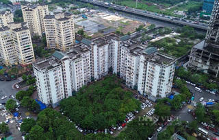 Khu nhà tái định cư tróc lở, ra giá 60 triệu đồng/m2 ở Hà Nội