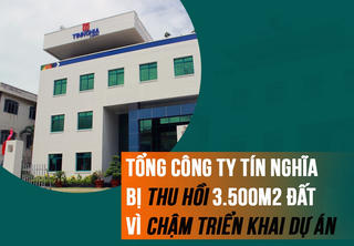 Tổng Công ty Tín Nghĩa bị thu hồi 3.500m2 đất vì chậm triển khai dự án