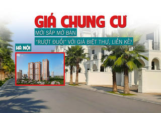 Hà Nội: Giá chung cư mới sắp mở bán “rượt đuổi” với giá biệt thự, liền kề?