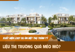 Xuất hiện loạt dự án biệt thự trăm tỷ: Liệu thị trường quá méo mó?
