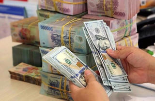 USD tăng nhiệt, tỷ giá trung tâm chính thức vượt mốc 24.000 đồng/USD
