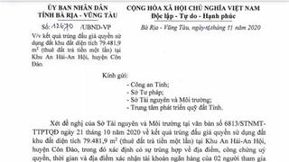 Bà Rịa-Vũng Tàu: Thẩm tra lại đấu giá đất vàng Côn Đảo