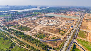 Toàn cảnh Vinhomes Global Gate Cổ Loa đang tăng tốc thi công