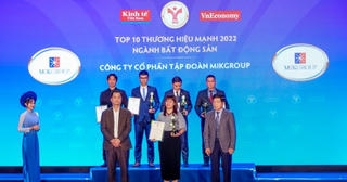 MIKGroup - Top 10 thương hiệu mạnh ngành bất động sản 2022