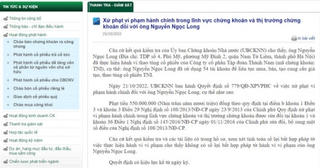 Một nhà đâu tư bị phạt 550 triệu đồng vì thao túng cổ phiếu TNI