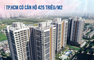 TP.HCM có căn hộ 425 triệu đồng/m2