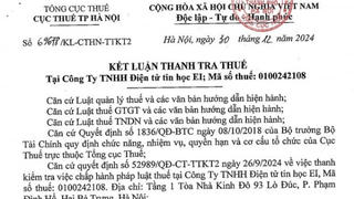 Công ty TNHH Điện tử tin học EI bị phạt và truy thu hơn 63 triệu đồng