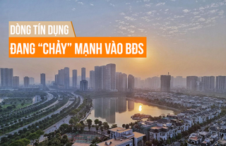 Dòng tín dụng đang “chảy” mạnh vào bất động sản