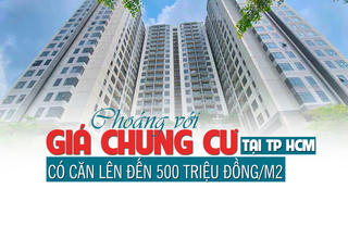 “Choáng” với giá chung cư tại TP HCM: Có căn lên đến 500 triệu đồng/m2?
