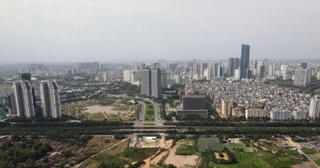 Con đường nằm giữa Đại lộ Thăng Long và Vành đai 3,5 nối liền các siêu đô thị sắp thông xe