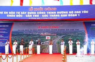 Khởi công cao tốc gần 45 nghìn tỷ đồng Châu Đốc - Cần Thơ - Sóc Trăng dài 188 km