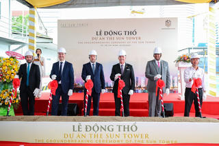 Masterise Homes động thổ Tòa nhà văn phòng – thương mại The Sun Tower