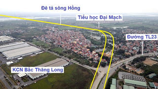 Hà Nội: Toàn cảnh vị trí xây cầu Thượng Cát 8.300 tỷ đồng nối Bắc Từ Liêm - Đông Anh