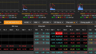 Cổ phiếu 'họ FLC' dư bán sàn hàng chục triệu đơn vị, VN-Index chìm trong sắc đỏ