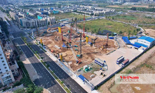 Toàn cảnh khu phức hợp 26 tầng của Deawoo E&C tại Tây Hồ Tây