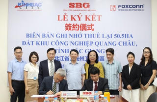 Bắc Giang: 'Ông lớn' Foxconn rót thêm 300 triệu USD vào KCN Quang Châu