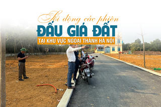 “Sôi động” các phiên đấu giá đất tại khu vực ngoại thành Hà Nội