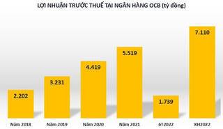 Ngân hàng OCB 'hy sinh' lợi nhuận để trích lập dự phòng rủi ro, nợ xấu vẫn tăng 59%