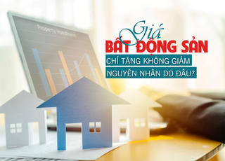 Giá bất động sản chỉ tăng không giảm, nguyên nhân do đâu?