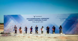 VinFast khởi công nhà máy sản xuất xe điện tại Bắc Carolina