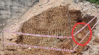 Phát hiện bom nằm áp sát đường sắt Bắc - Nam