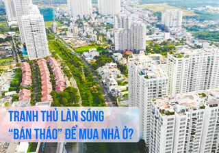 Tranh thủ làn sóng “bán tháo” để mua nhà ở?