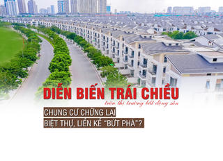 Diễn biến trái chiều trên thị trường bất động sản: Chung cư chững lại, biệt thự, liền kề bứt phá mạnh