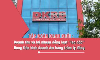 Tập đoàn Danh Khôi: Doanh thu và lợi nhuận đồng loạt “lao dốc”, dòng tiền kinh doanh âm hàng trăm tỷ đồng