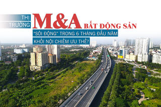 Thị trường M&A bất động sản: “Sôi động” trong 6 tháng đầu năm, khối nội chiếm “ưu thế”?