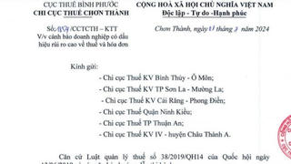 Chuyển cơ quan điều tra dấu hiệu tội phạm trong lĩnh vực thuế đối với Công ty Thùy Trang BD