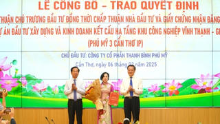 Cần Thơ: Đầu tư 7.850 tỷ đồng phát triển Khu công nghiệp Vĩnh Thạnh