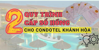 [Inforgraphic] Khánh Hòa ban hành 2 quy trình cấp “sổ hồng” cho bất động sản trên đất thương mại, dịch vụ