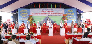 Bình Định khởi công dự án đường ven biển hơn 2.600 tỷ đồng 