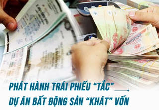 Phát hành trái phiếu “tắc”, dự án bất động sản “khát” vốn