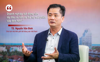 TS. Nguyễn Văn Đính: “Doanh nghiệp bất động sản lấy đâu ra tiền để trả nợ trái phiếu sắp đến hạn?”
