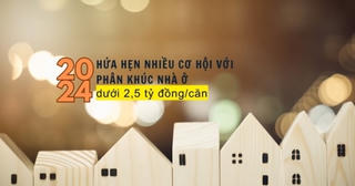 Năm 2024 hứa hẹn nhiều cơ hội hơn với phân khúc nhà ở dưới 2,5 tỷ đồng/căn
