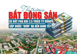 Thị trường bất động sản sẽ “bứt phá” khi 2,5 triệu tỷ đồng sắp được bơm ra nền kinh tế?