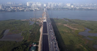 Sẽ thông xe cầu Vĩnh Tuy giai đoạn 2 trước Ngày Quốc khánh