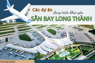 [Inforgraphic] Điểm danh các dự án đang triển khai quanh sân bay Long Thành – Đồng Nai