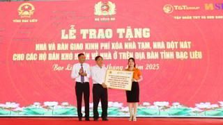 T&T Group và Ngân hàng SHB đồng hành cùng Bộ Công an xây dựng 700 căn nhà cho người nghèo tỉnh Bạc Liêu