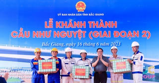 Thủ tướng Chính phủ dự lễ khánh thành, khởi công một số dự án quan trọng tại Bắc Giang