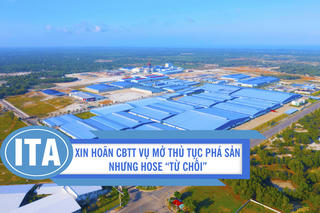 Công ty Tân Tạo (ITA) xin hoãn công bố thông tin vụ mở thủ tục phá sản nhưng HoSE đã từ chối