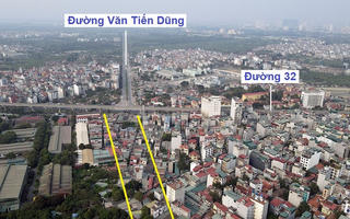 Đường rộng 40m hướng đến KĐT Xuân Phương vẫn dang dở sau nhiều năm xây dựng