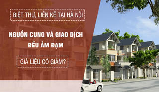 Biệt thự, liền kề tại Hà Nội: Nguồn cung, giao dịch ảm đạm, giá liệu có giảm?