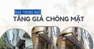 Nhà trong ngõ ở Hà Nội tăng giá chóng mặt