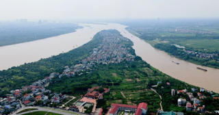 Cận cảnh khu dân cư bãi giữa sông Hồng buộc phải di dời
