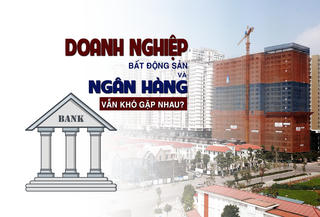 Doanh nghiệp bất động sản và ngân hàng vẫn “khó gặp nhau”?